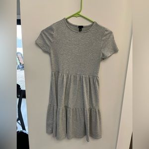 Art Class Gray Casual Kids Dress